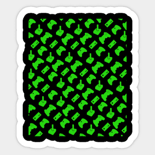 Green Gamer Sticker